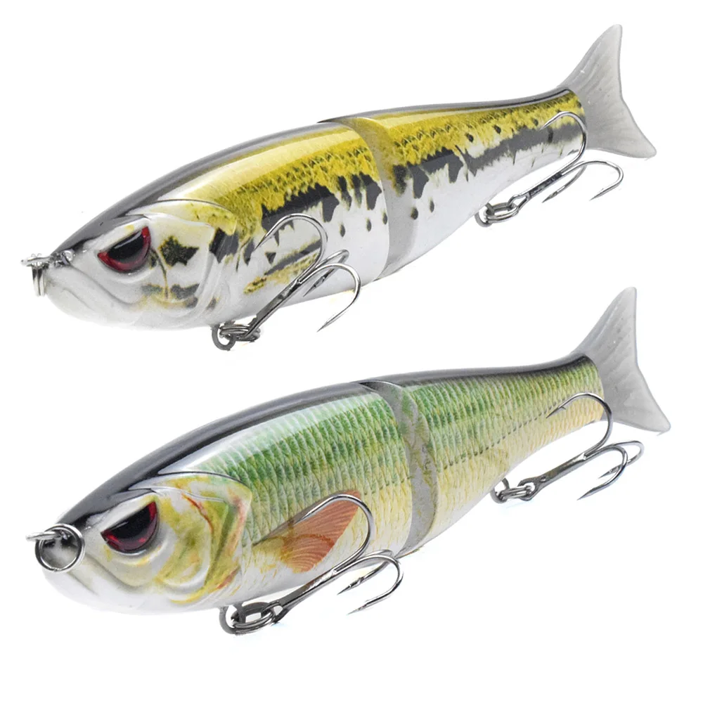 180MM 62G Hard Sinking Glide Bait Trout Seaperch Culter Fishing Lure 3D Eye 5 Colors NO.4 Treble Hook With Soft Tail In Sea Lake | Спорт и