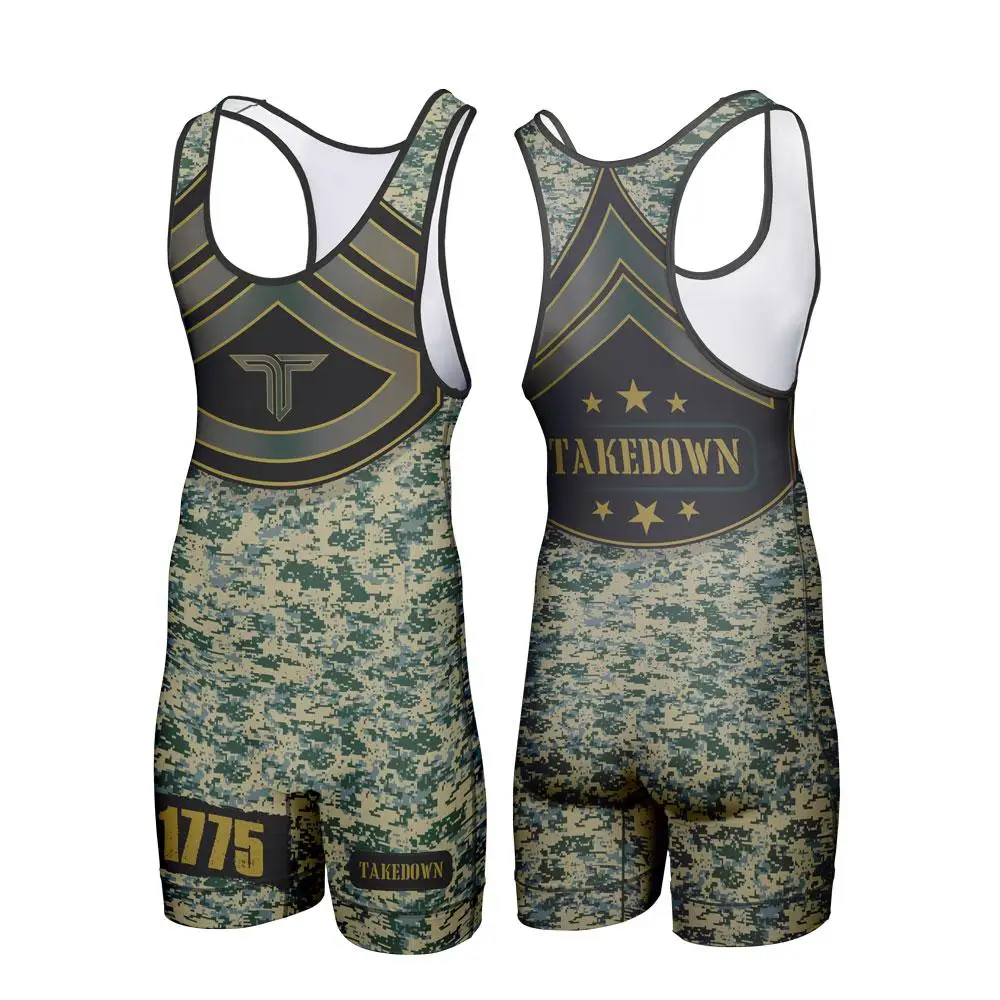 Custom Reversible Sublimated Marathon Running Wear Lightweight Iron Suit Wrestling Singlets Triathlon Bodysuit Gym Gear Skinsuit