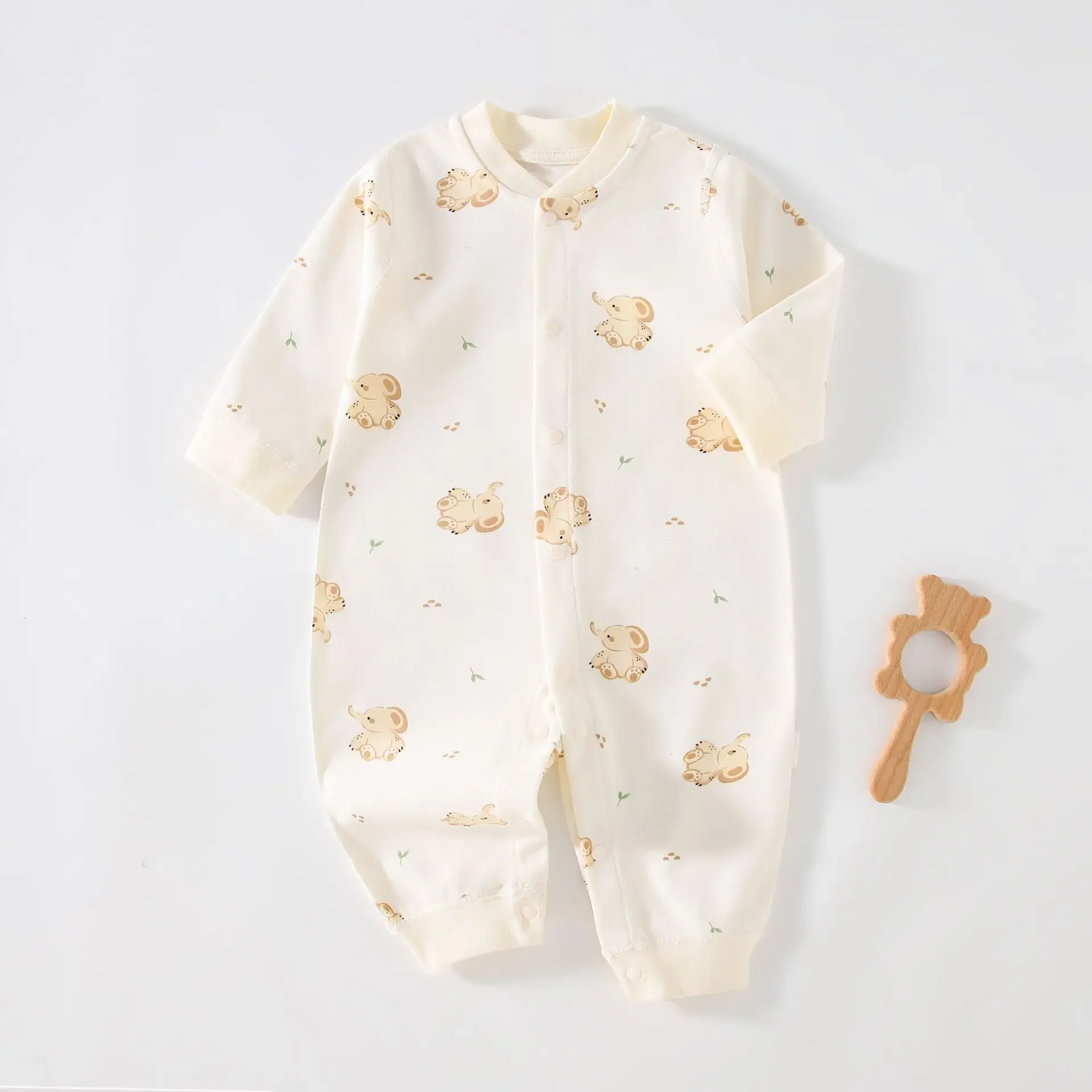 ملابس الطفل الوليد بذلة الفتيات الصبي الوليد طويلة...