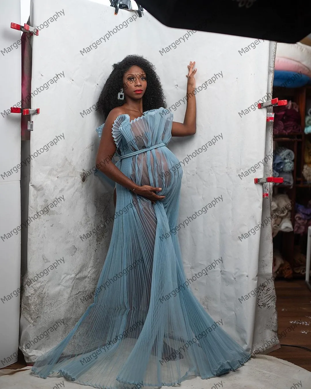 Plissee kleid schwangerschaft Clearance