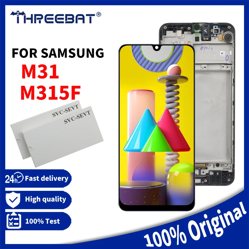 6-4-NEW-Super-AMOLED-For-SAMSUNG-M31-M315-LCD-Touch-Screen-Digitizer ...