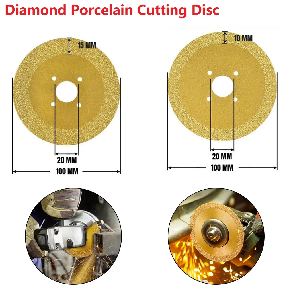 Diamond Cutting Disc Saw Blades 100mm Grinding Wheel Concrete Granit