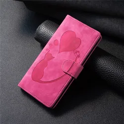 Premium PU Leather Flip Wallet Phone Case with Card Holder and Stand Feature, Book Style Cover - Google Pixel 8 Pro (Rose)