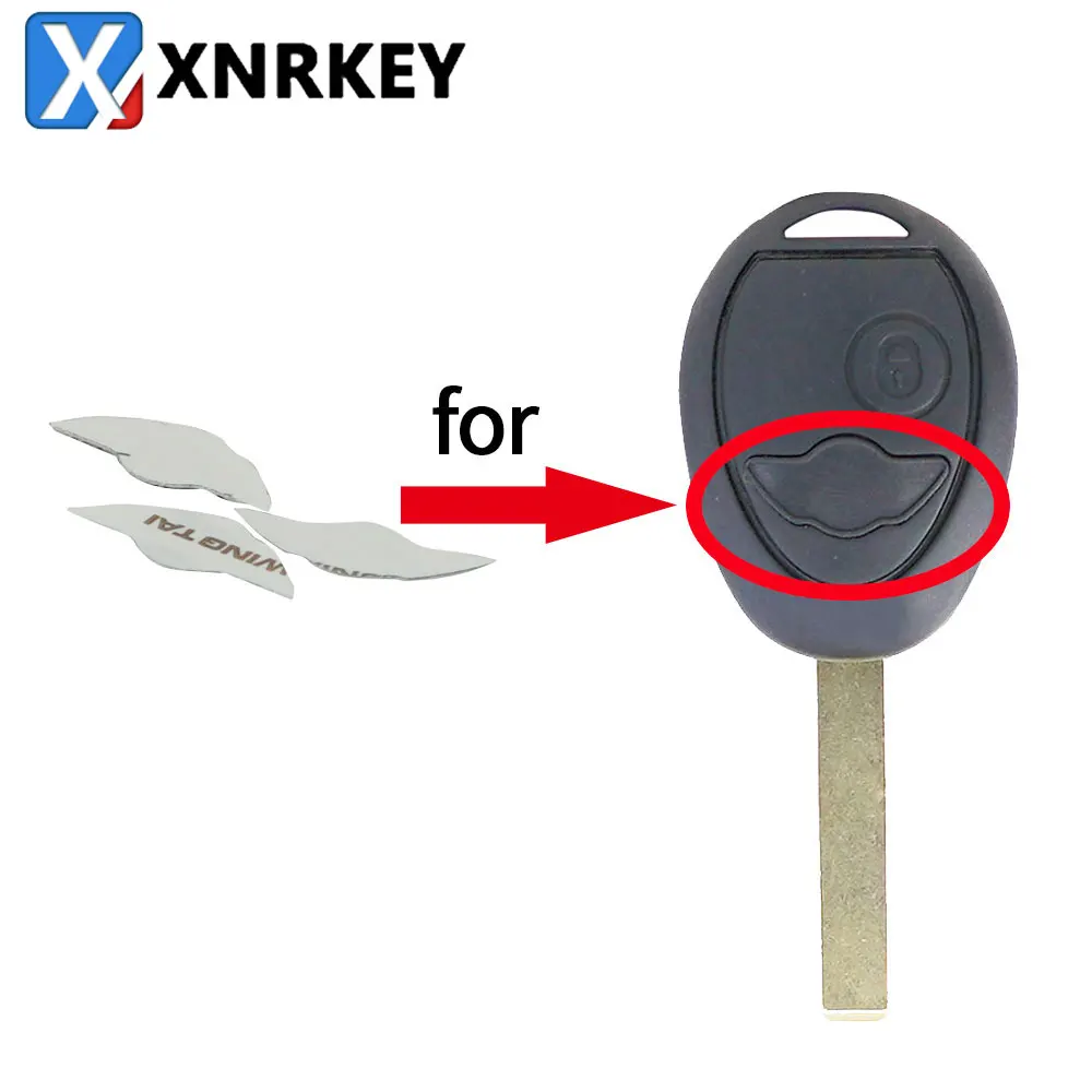XNRKEY 22mmx10mmFob Badge Metal Emblem for BMW Car Key Logo Sticker for
