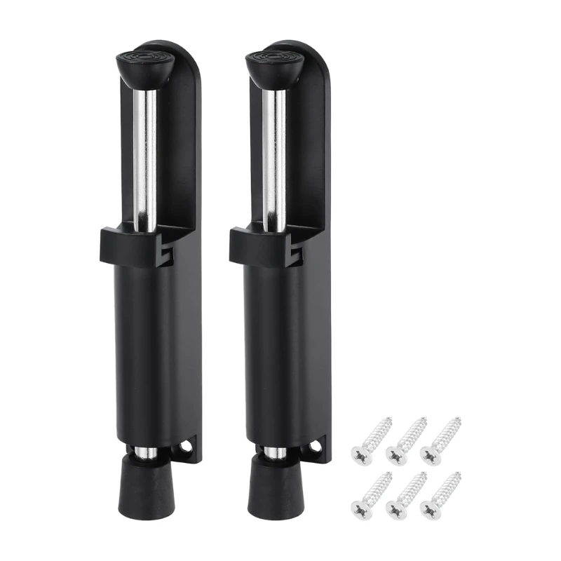2pcs Sturdy Door Kickstands With Telescopic Spring For Stability Daily Use