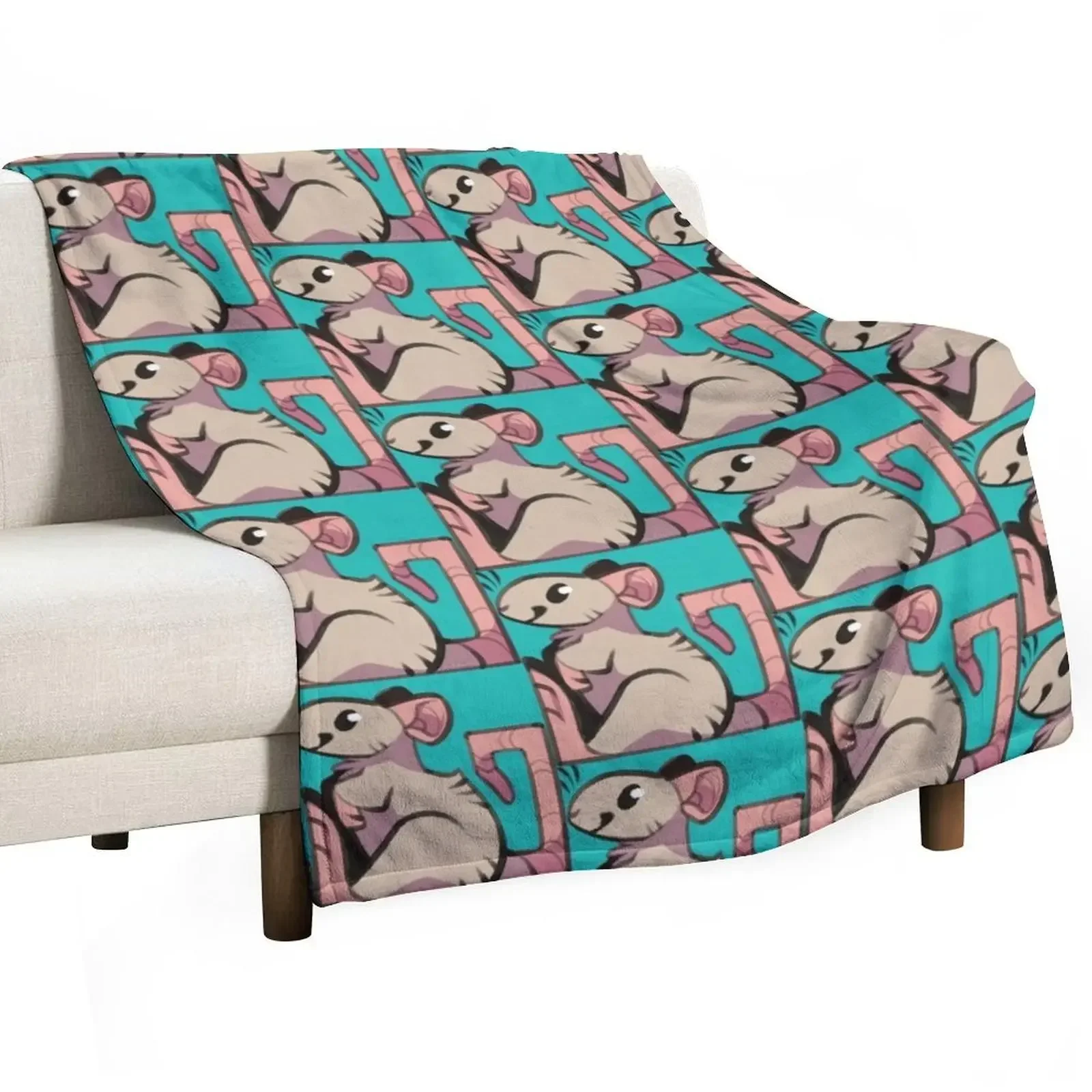 

Pet Rat Throw Blanket Multi-Purpose warm winter Sofa Quilt Blankets