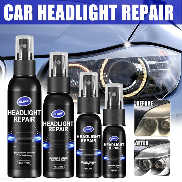 Car Headlight Polishing Agent Scratch Remover Repair Headlight Renewal  Polish Liquid Headlight Restoration Kit Auto Accessories - AliExpress