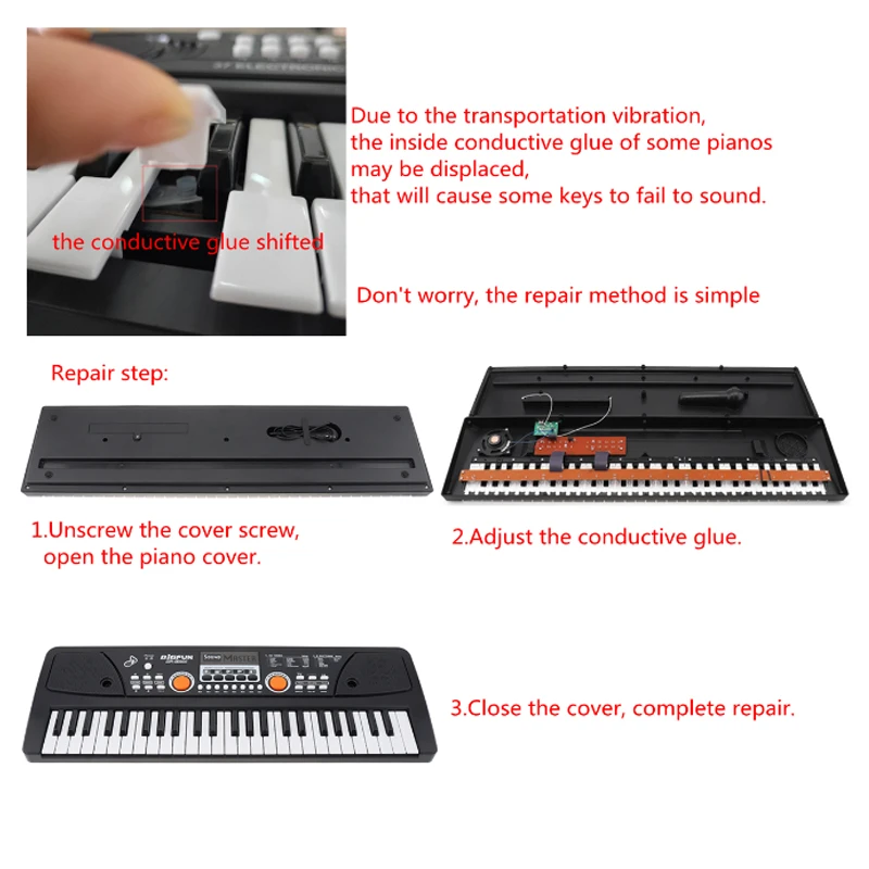49 / 54 / 61 Keys Electronic Keyboard Piano Digital Music Key Board USB Cable Teclado Electronic Organ