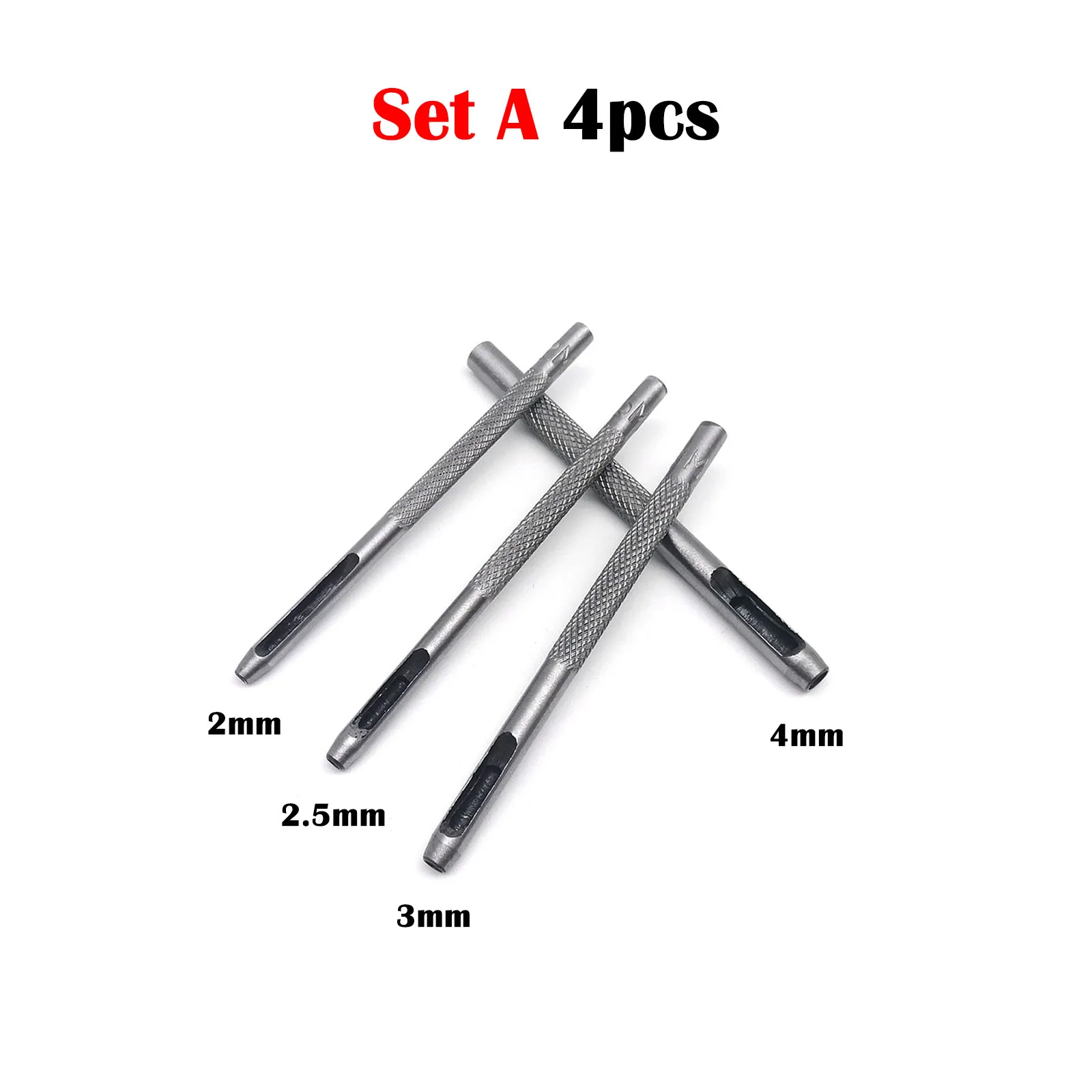 Round Hole Punch Set Round Hole Punch Cutter Set Hole Punch Cutter Set Steel DIY Tool for Gasket Rubber Leather Craft