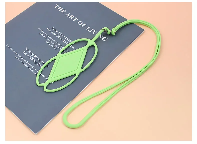 Silicone Smartphone Necklace Lanyard with Adjustable Hanging Strap