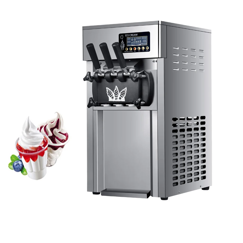 

PBOBP Ice Cream Machine Household Small Automatic Children Fruit Ice Cream Machine One Key Refrigeration Simple Knob Operation