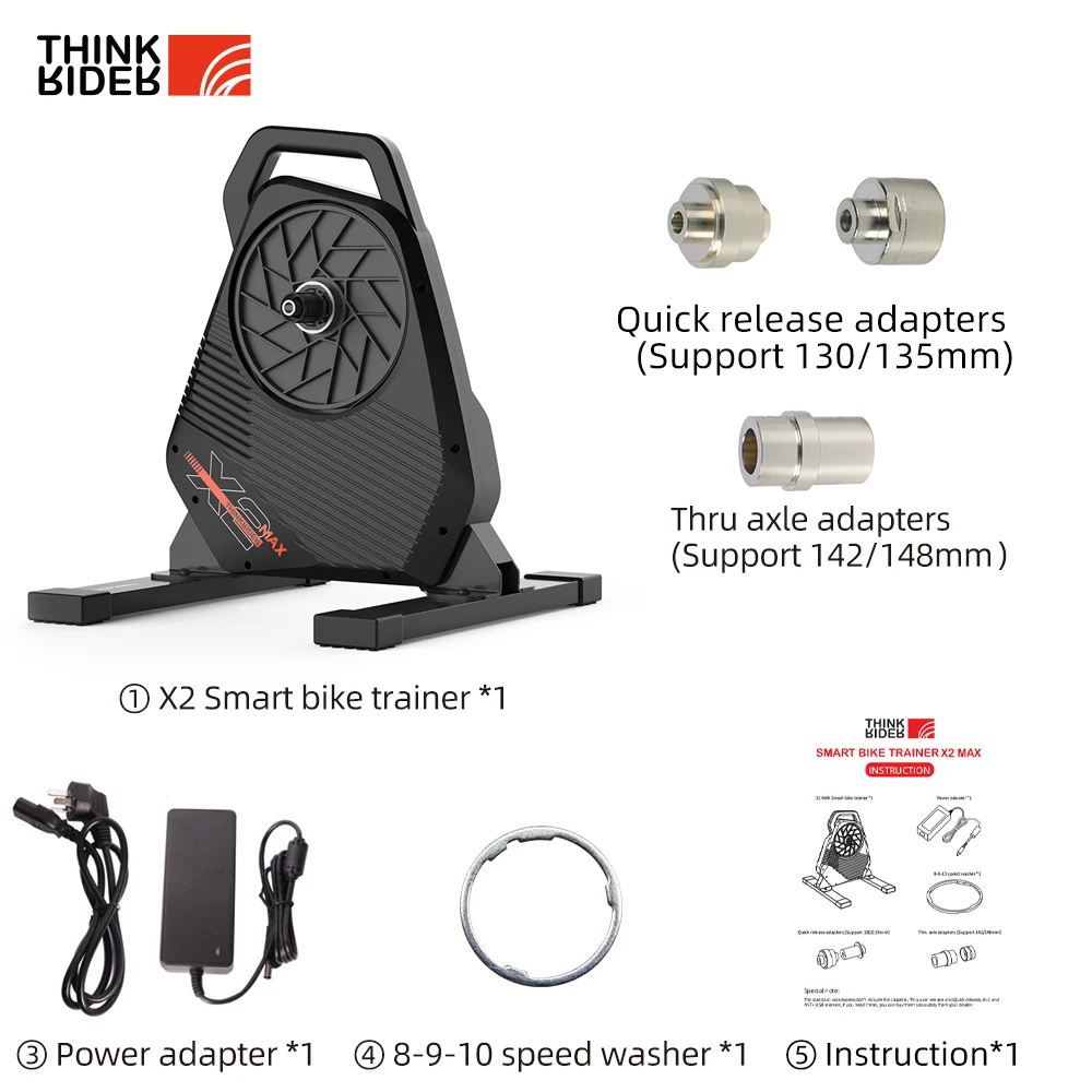 ThinkRider X2Max スマート バイク トレーナー MTB ロード自転車ホーム 