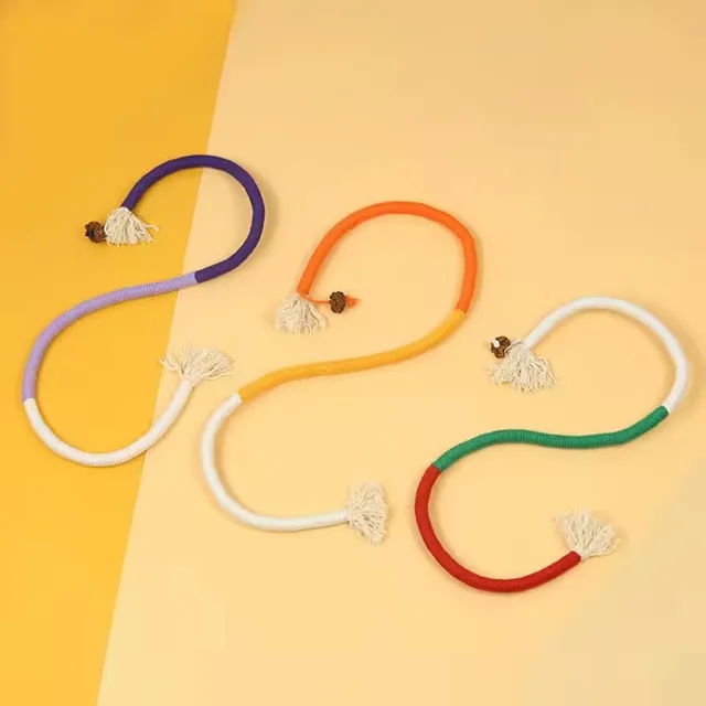 1 Piece Interactive Teeth Grinding Cotton Rope Cat Toy Play Teeth Grinding Daily Interactive Teasing Stick 6