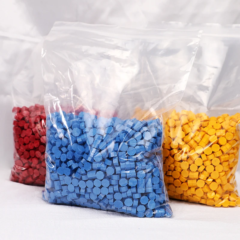 Transparent Color Mixed Lacquer Wax Particles for DIY Vintage Seal Decoration