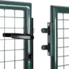 Garden Gate Outdoor Steel Lockable Fence Gate Green For Patio, Terrace, Backyard, Outdoor Furniture 120.5 X 59.1 Inches (W X H) 5