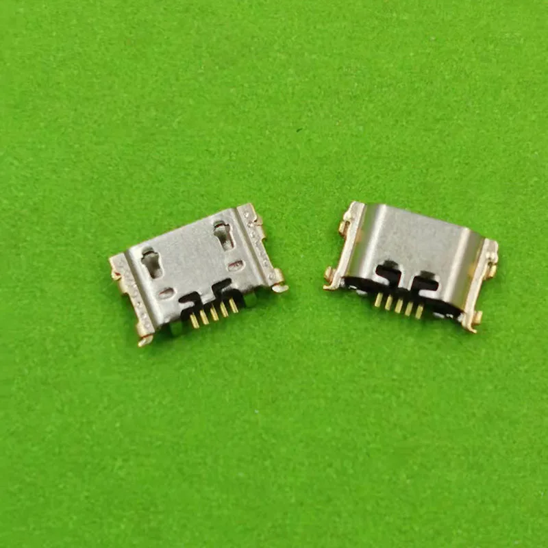 50-100Pcs Micro Usb Charger Socket For Lg K20 2019/K8 Plus/K8+ Oppo A5/A3S/Realme 2/2 Pro/C1 Charging Connector Jack Port Dock