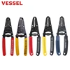 VESSEL Muti-Purpose Wire Stripper with Manual Thread Cutter for Solid Wire, Stranded Sire Japan Hand Tools No.3500E Series 1