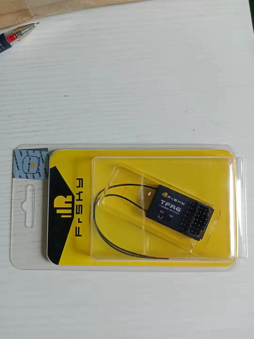 FrSky TFR6 TFR6A TFR6-A 2.4Ghz 7 Channel 7CH Receiver Compatible Futaba FASST 2.4G Air System 6EX, 7C,TM-7 T8FGTM-10,T12FG,TM-14