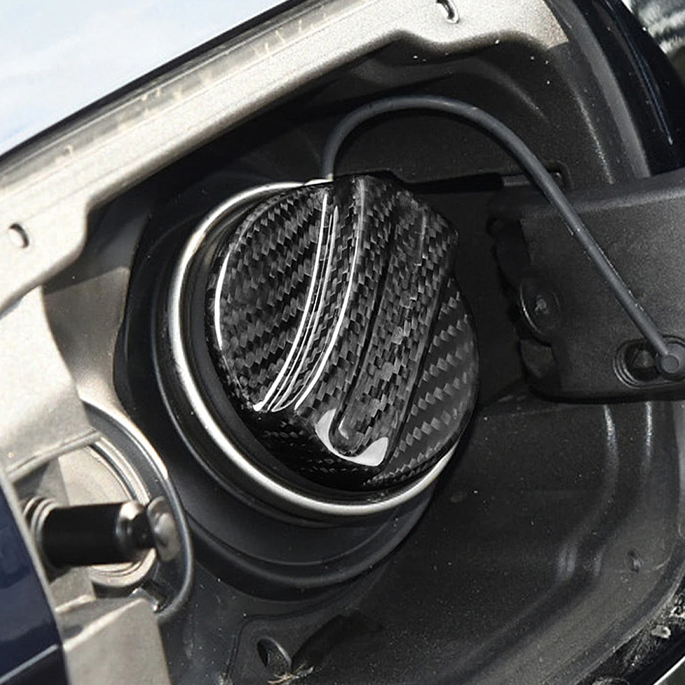 

Carbon Fibre Inner Fuel Cap + Fuel Cap Cover Black Suitable for BMW Fuel Cap Decoration Fuel Tank Accessories BMW Universal