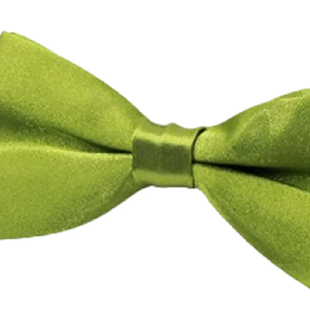Green Classic Bow Tie Style For Boys Easy To Wear Easy To Love Versatile Style Kids Pre-Tied Bow Tie