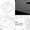 MGRS USNG Coordinate Scale Practical Military Style TransparentTopographical Map Scale Navigation MilitaryProtractor DropShip 2