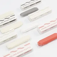 DSPIAE Modeling Epoxy Putty for Model DIY Modification and Repair Paint Tool Sets Gray White Black Epoxy Resin 2