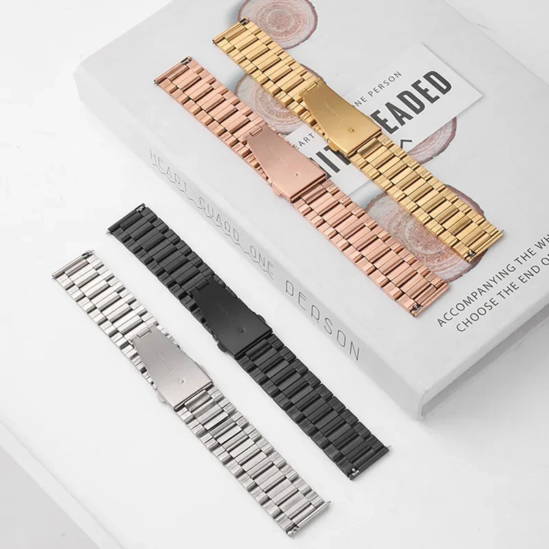 Steel Watch Strap for Samsung Gear S5 S4 S3 Frontier Classic Watch Band HUAWEI 41mm 42mm 46mm Accessorie 20mm 22mm Watch belt