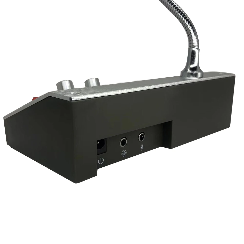 Two-way Call Through the Window Glass Counter Intercom Speaker System of the Shop Office Window Microphone Intercom Speaker