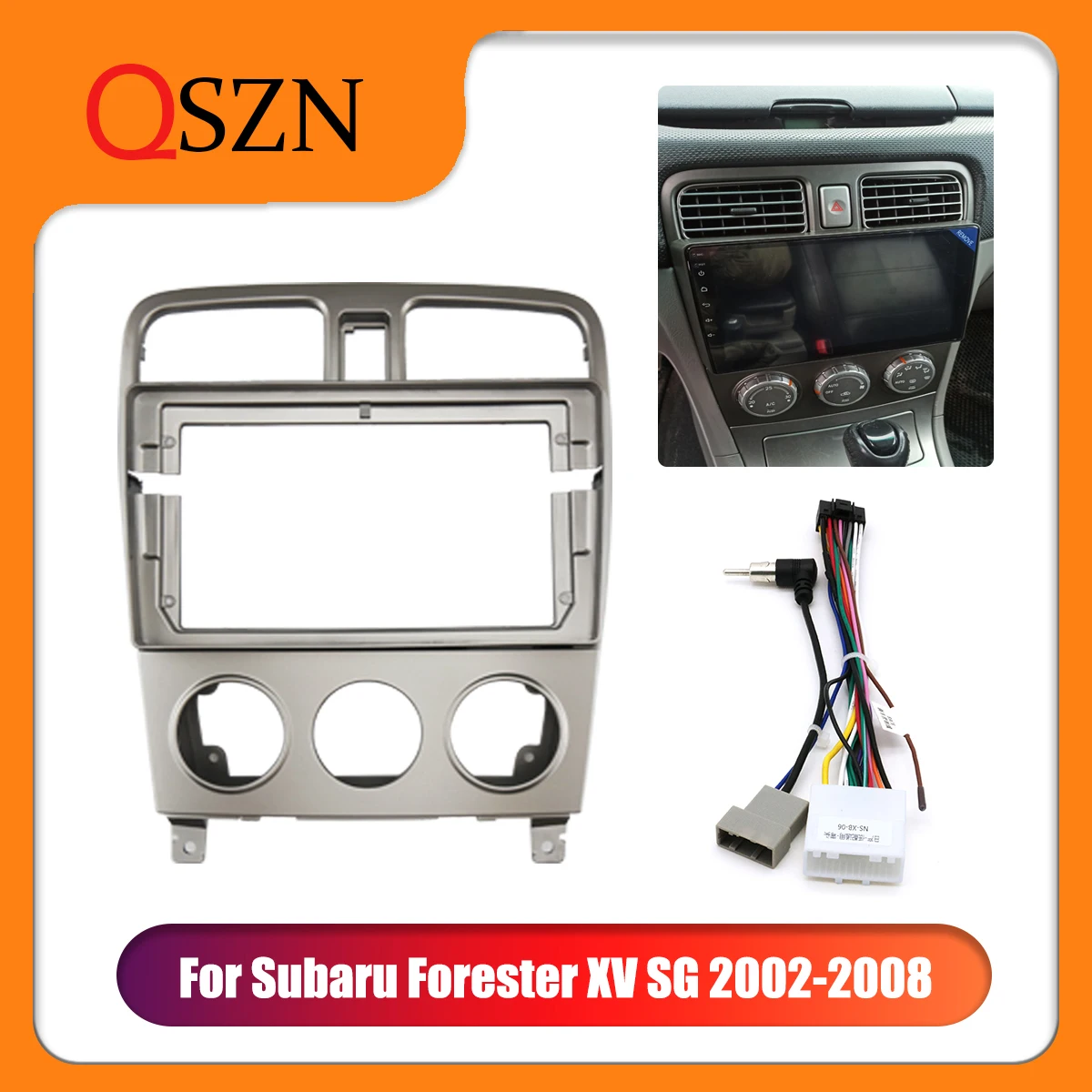 

Автомобильная рама для Subaru Forester XV SG 2002-2008, 2 Din, 9 дюймов