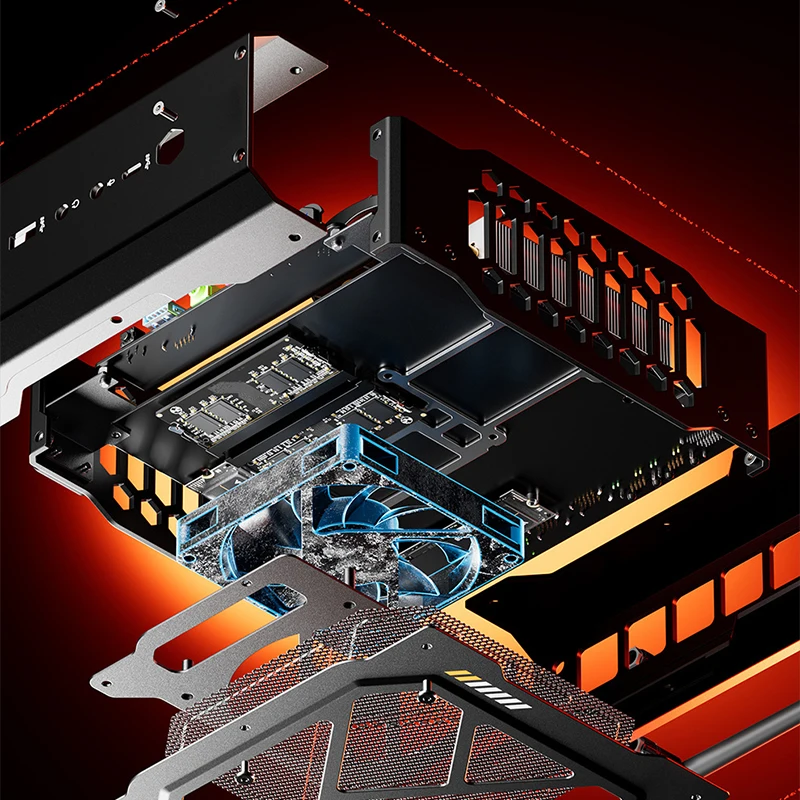 데스크탑 게이밍 PC 고급형 미니 PC(전용 그래픽 카드, 인텔 코어 i7-7940..