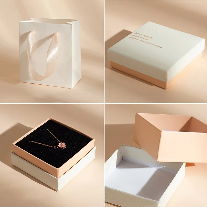 1pc Necklace Packaging Paper Box