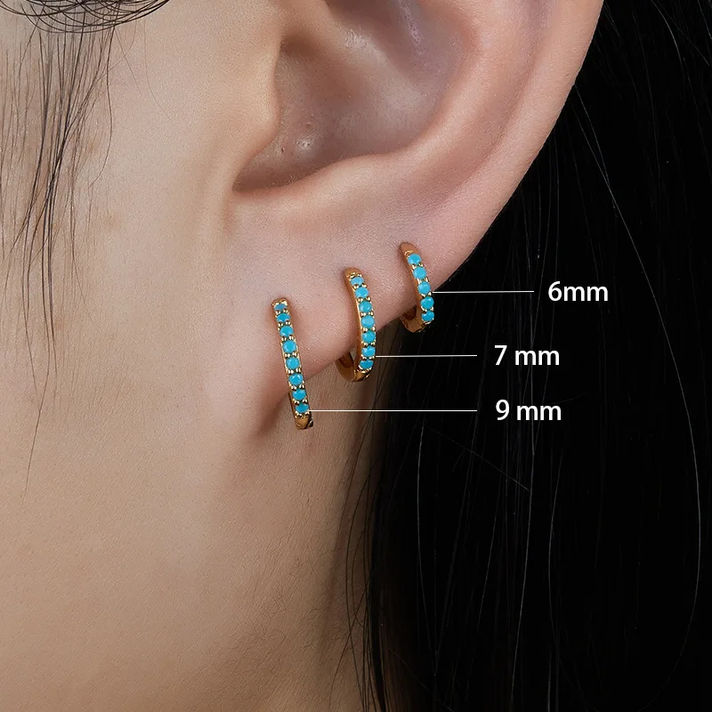 Orecchini A Cerchio In Acciaio Inossidabile Di Alta Qualità, 4-50 Orecchini A Cerchio Piccoli Da 16 Mm, Orecchini A Cerchio Huggie Placcati In Oro 18 Carati, Creazione Di Gioielli (A57) - Italia - Foto 9