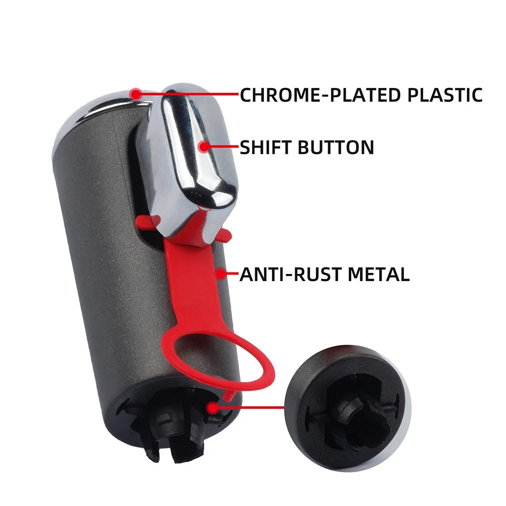 Automatic Transmission Gear Shift Lever Knob Handle Assembly Compatible Ford F150 2004 2005 2006 Replaces