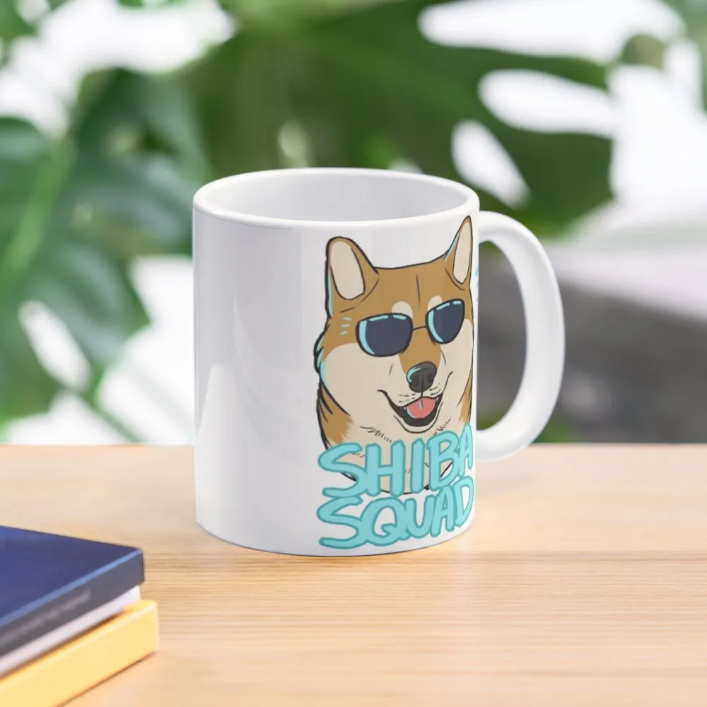 

SHIBA SQUAD (red) Coffee Mug Custom Cups Cups For Tea Funny Cups Mug