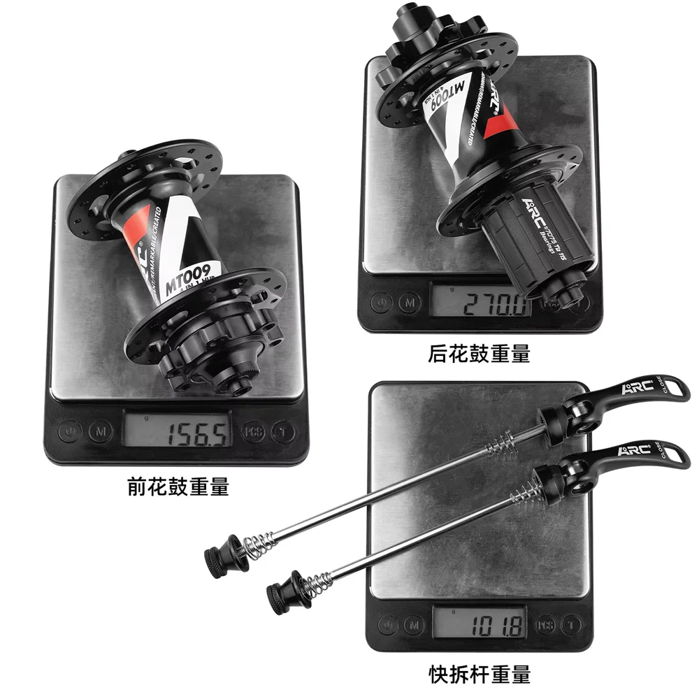 Mountain Bicycle Hubs ARC MT009 28 32 36 Holes 6 Pawls HG MS XD 8 9 10 11 12 Speed Freehub Sealed Bearing Front Rear