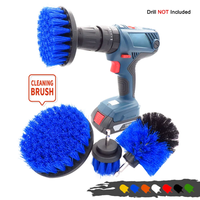 Electric Drill Cleaning Brush 2/3.5/4/5 Inches Blue Brush Head 6