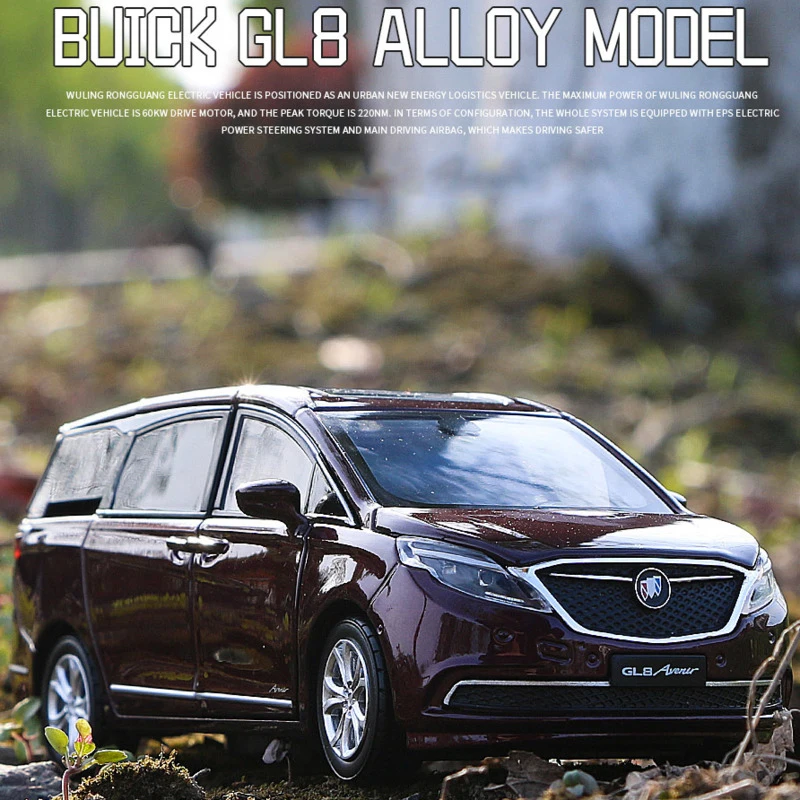 

Модель автомобиля JKM 1/32 Buick GL8 Avia Business SUV из сплава, коллекция аксессуаров, копия автомобиля для мальчиков, подарки на день рождения