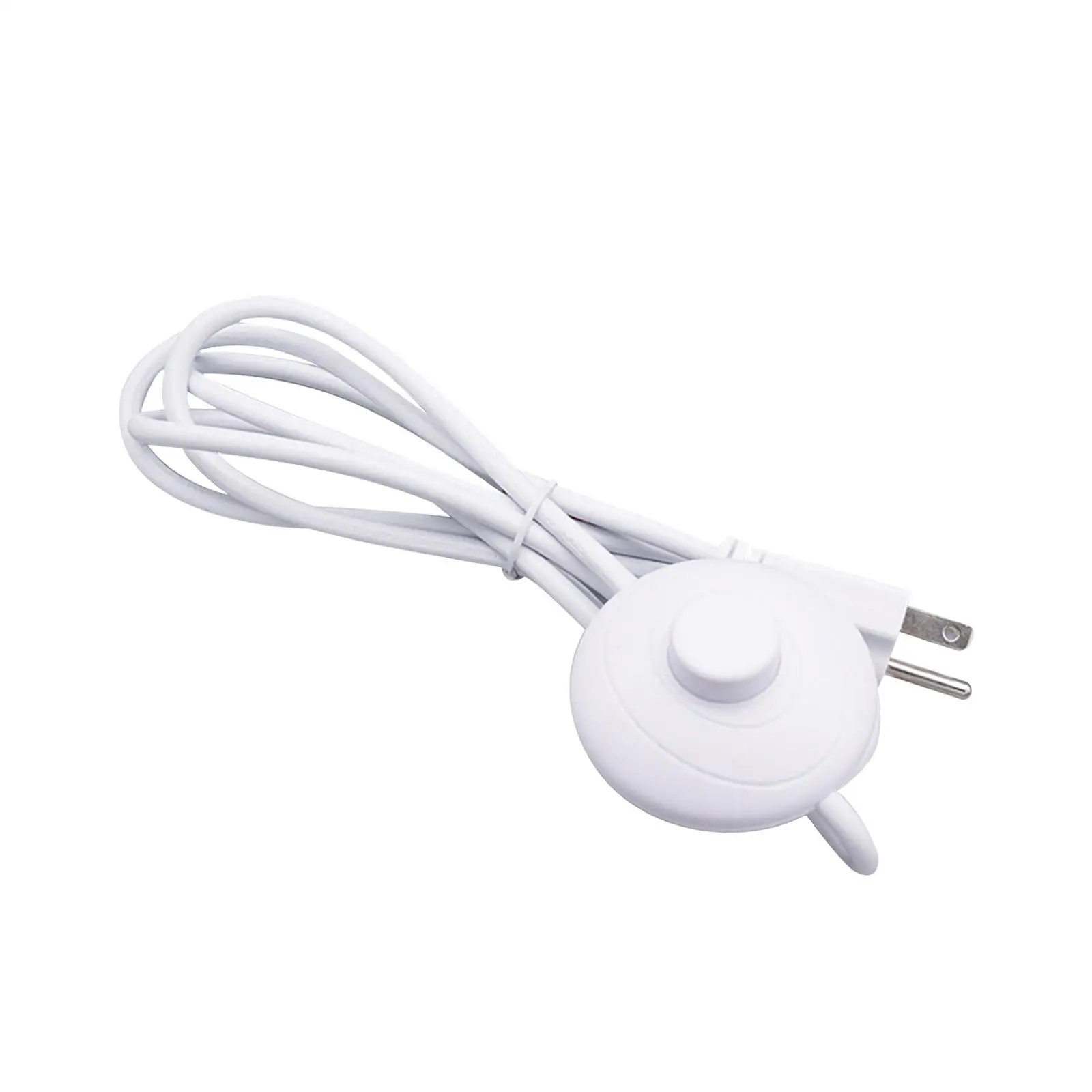 Lamp Power Cord Stripped Ends Button Switch with Switch Plug 3Pin Wire for Floor Lamps Table Lamps LED Light Indoor Lighting US