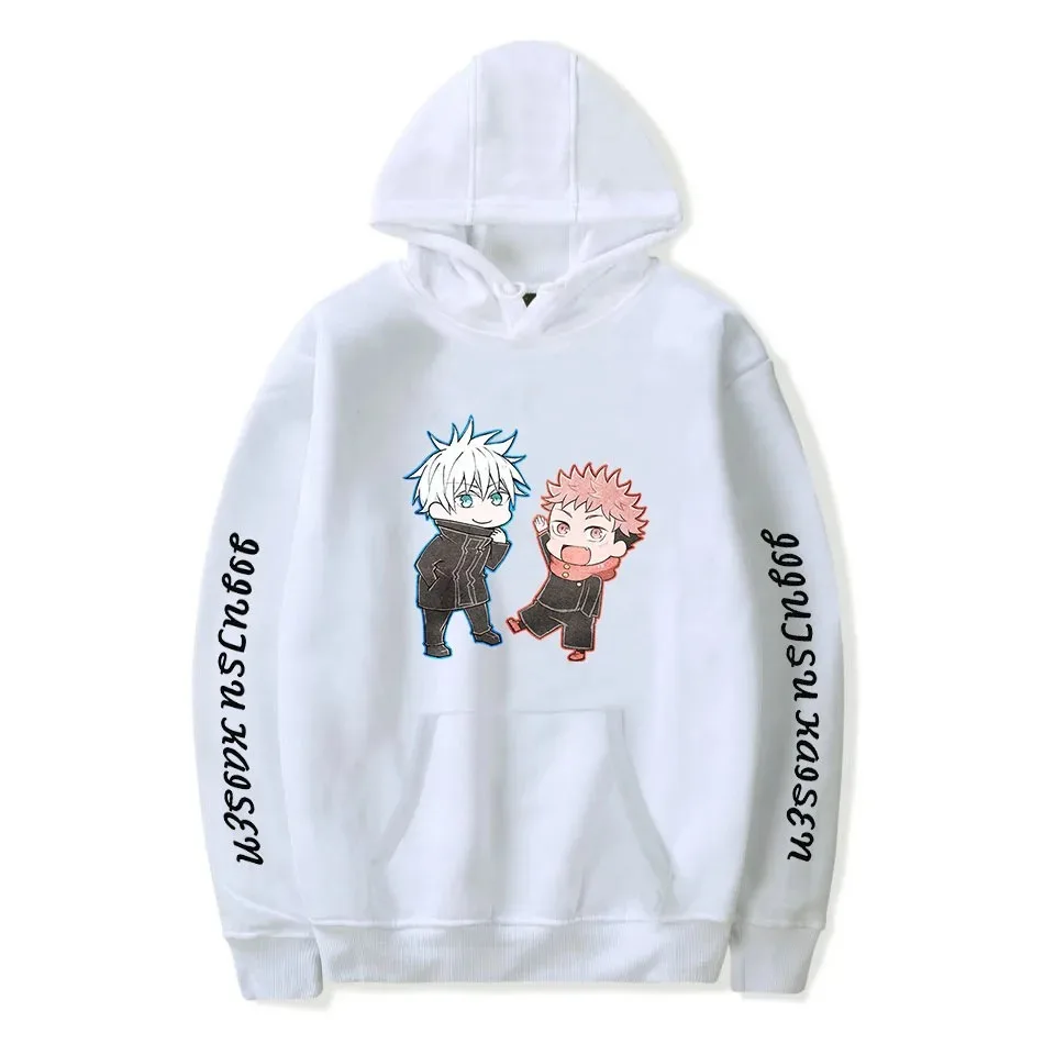 Anime jujutsu kaisen oversized hoodie male/female harajuku sweatshirt boys/girls fashion streetwear hip hop hoodie funny clothes