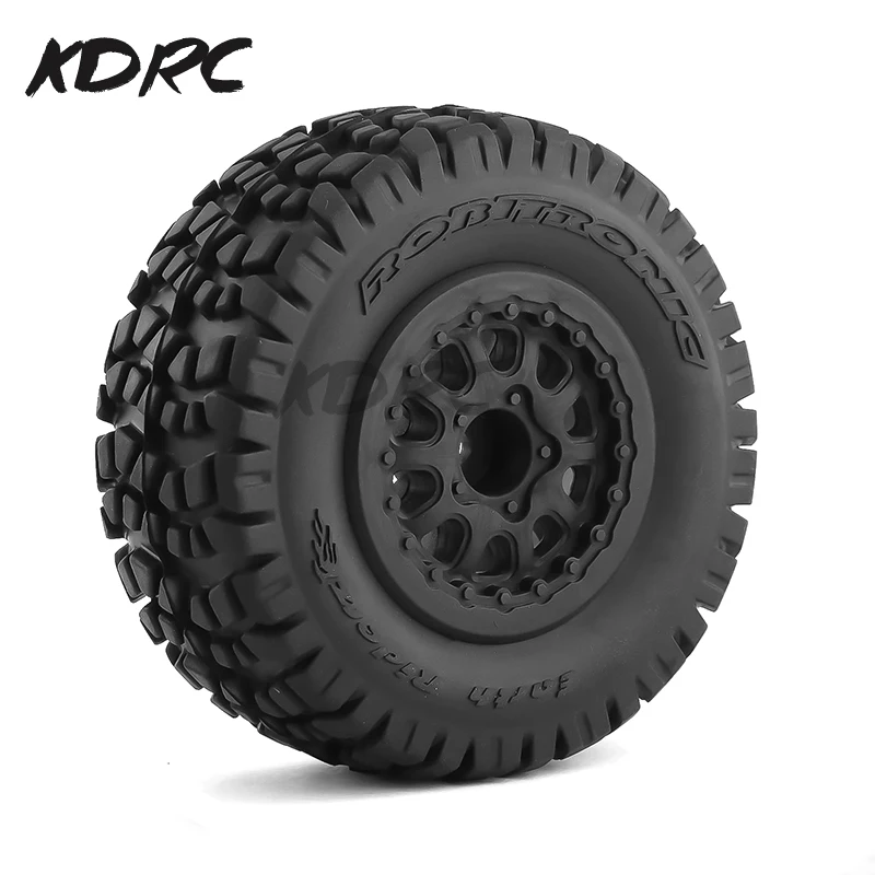 4pcs 108mm 1/10 Short Course Truck Tire Wheel Tyre 12mm Hex For Traxxas Slash Arrma Senton HuanQi 727 Vkar 10sc HPI HSP RC Car