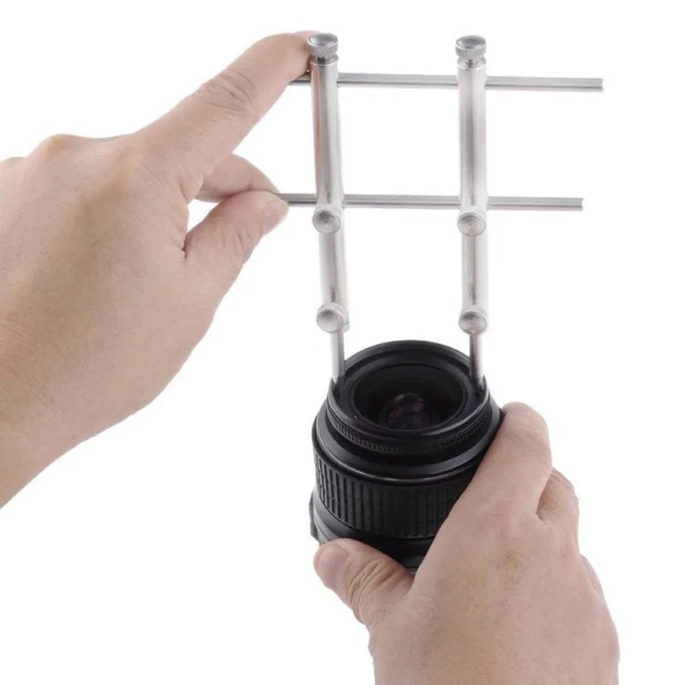Camera Lens Opening Repair Tool Kit with Adjustable Tips and Precision Wrenches