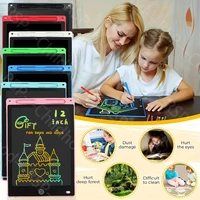 Tablettes électroniques de 12 pouces, bloc d'écriture, tableau d'écriture, tablette à dessin, écran LCD, jouets graphiques numériques pour enfants 2