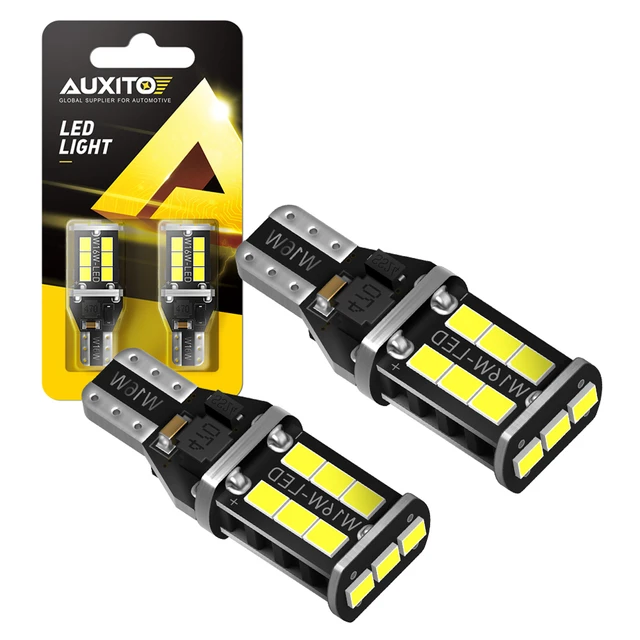 Ampoule Led T15 W16W Canbus 920 921 912 lampe 1000LM 3030SMD Super  lumineux, feux de recul de voiture 6000K blanc 12V Auto 2 pièces -  AliExpress