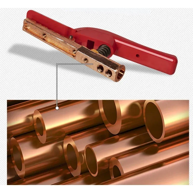 New 800AMP Welding Ergonomic Holder Clamp With Soft Electrode Handle, Heavy Duty Copper Electrode Holder For Arc MMA Welder