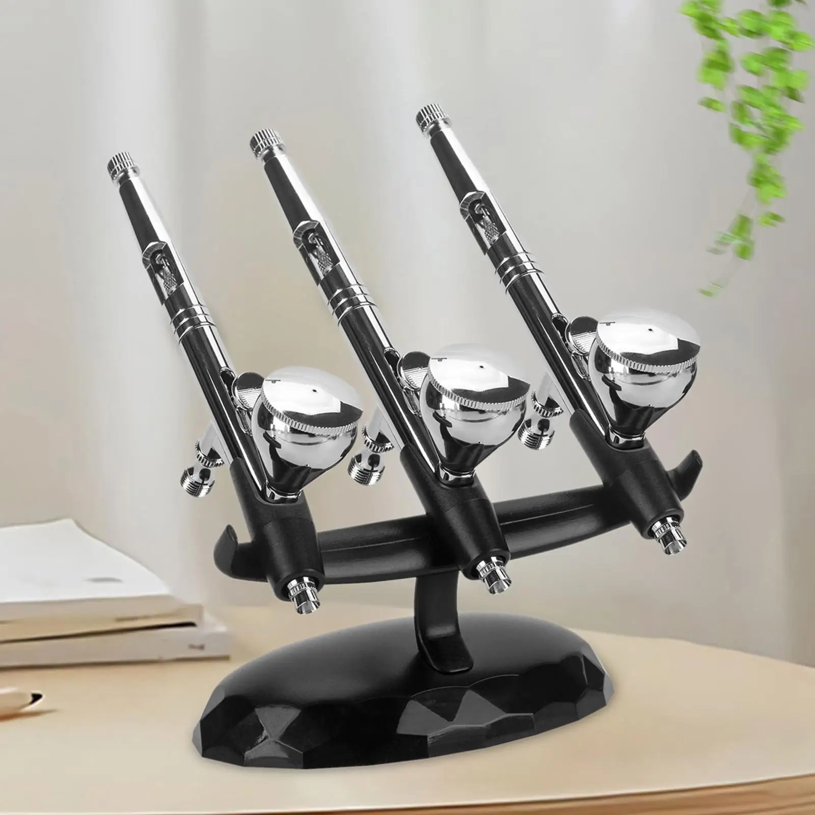 Desktop Airbrush Stand Durable Airbrush Holder for Painting Makeup Nail Art Car Painting Tools Storage Holder 2