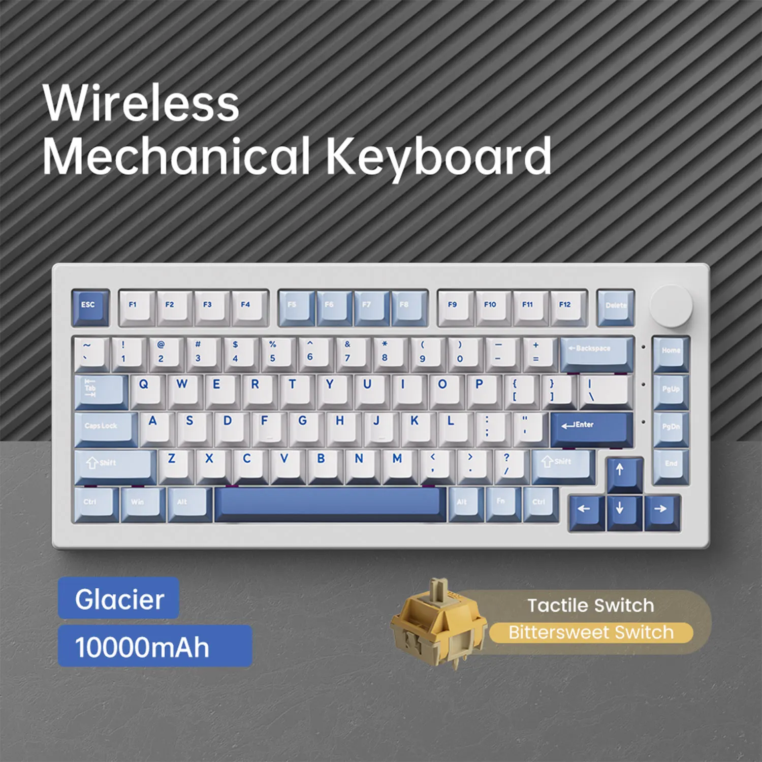 Akko 5075 V3 75% Mechanical Keyboard 8000/10000mAh 2.4GHz Wireless/ Wired thumbnail 8
