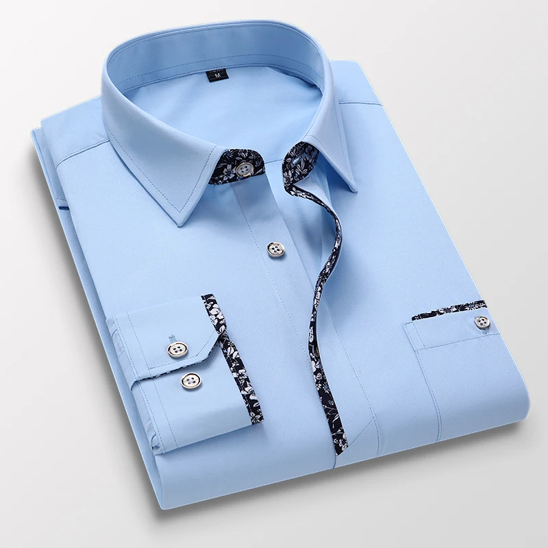 Men Long Sleeve Shirt Spring Autumn