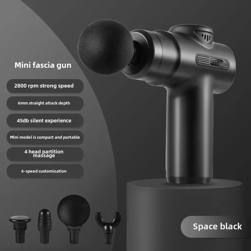 4Head USB Mini Massage Gun Fascia Machine Muscle Relaxation Vibrating Gun Rod Massage Fitness tool Muscle massager gun for you