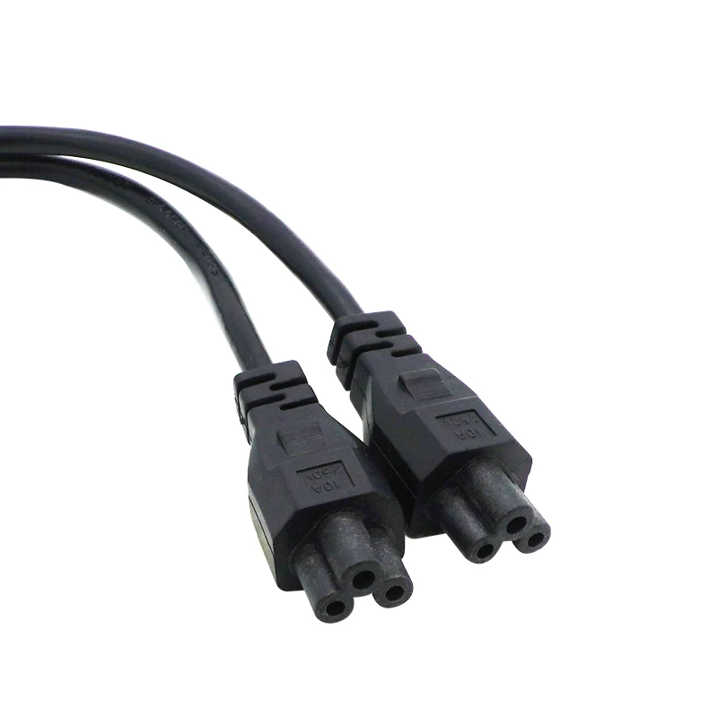 tipo de Alimentação y Divisor Adaptador Cabo Único Iec 320 C14 Macho para Duplo c5 Fêmea Curto Cabo para Computador Host Display 0.3m - Imagem 3