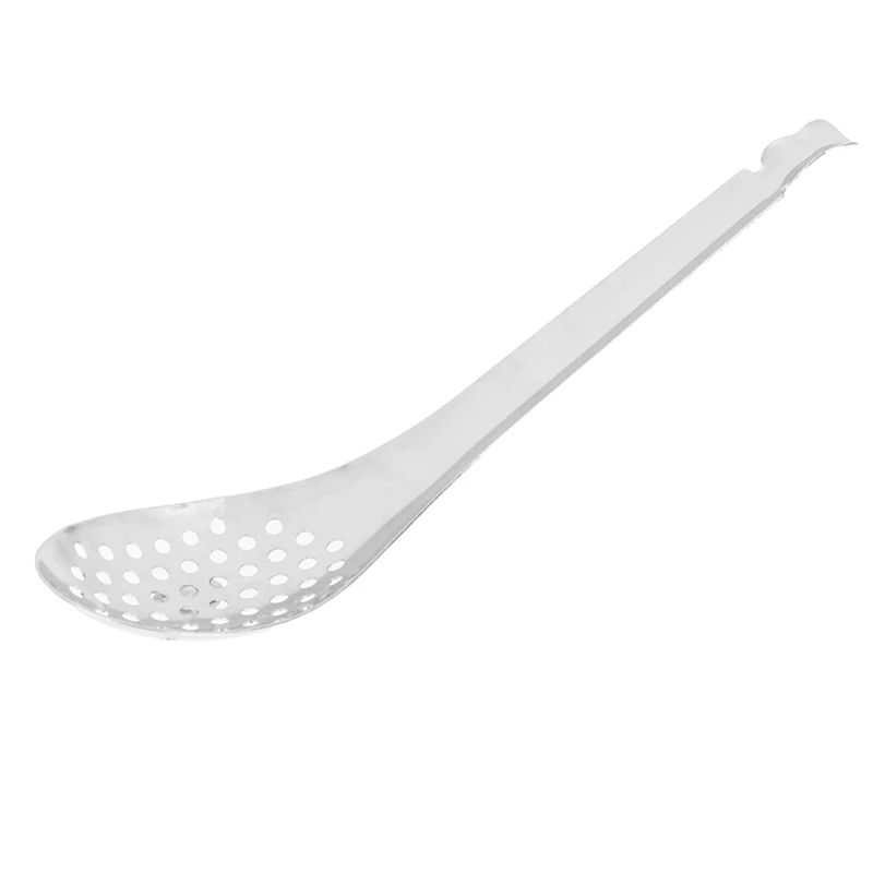 56 Holes Caviar Spoon Stainless Steel Kitchen Cooking Gadgets Colander 1Pc
